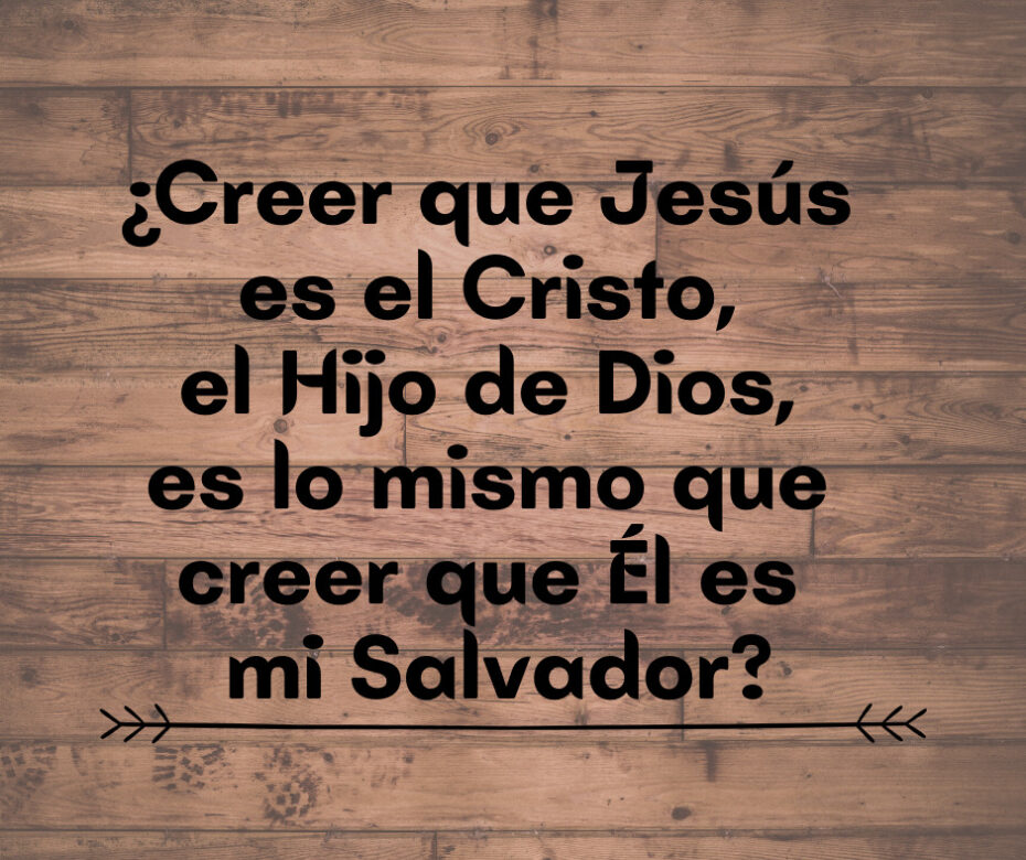 Creyendo Que Jesús Es El Cristo El Hijo De Dios Juan 2031 Grace Evangelical Society 