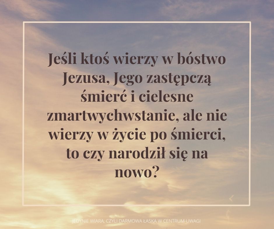 Czy Zbawienie Jest Jedynie Wynikiem Wiary W Jezusa? – Grace Evangelical ...